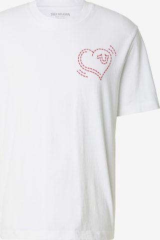 True Religion - Camisa 'Cat' em branco: frente