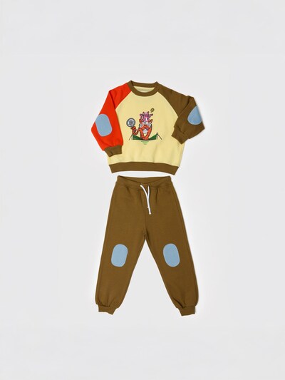 Maru + Bo Set 'MIXED-COLOR TRACKSUIT' in 80-92 in Mixed colors, Item view