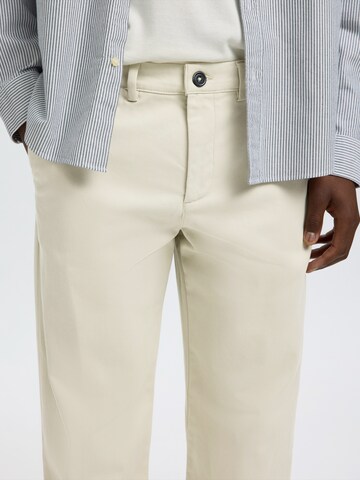 SELECTED Regular Broek 'SLMMiles' in Wit