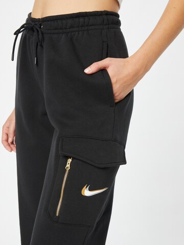 Nike Sportswear - Loosefit Calças em preto