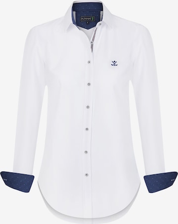 Camicia da donna 'Labe' di Sir Raymond Tailor in bianco: frontale