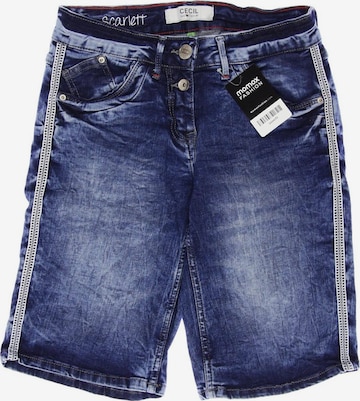 CECIL Shorts in XS in Blue: front