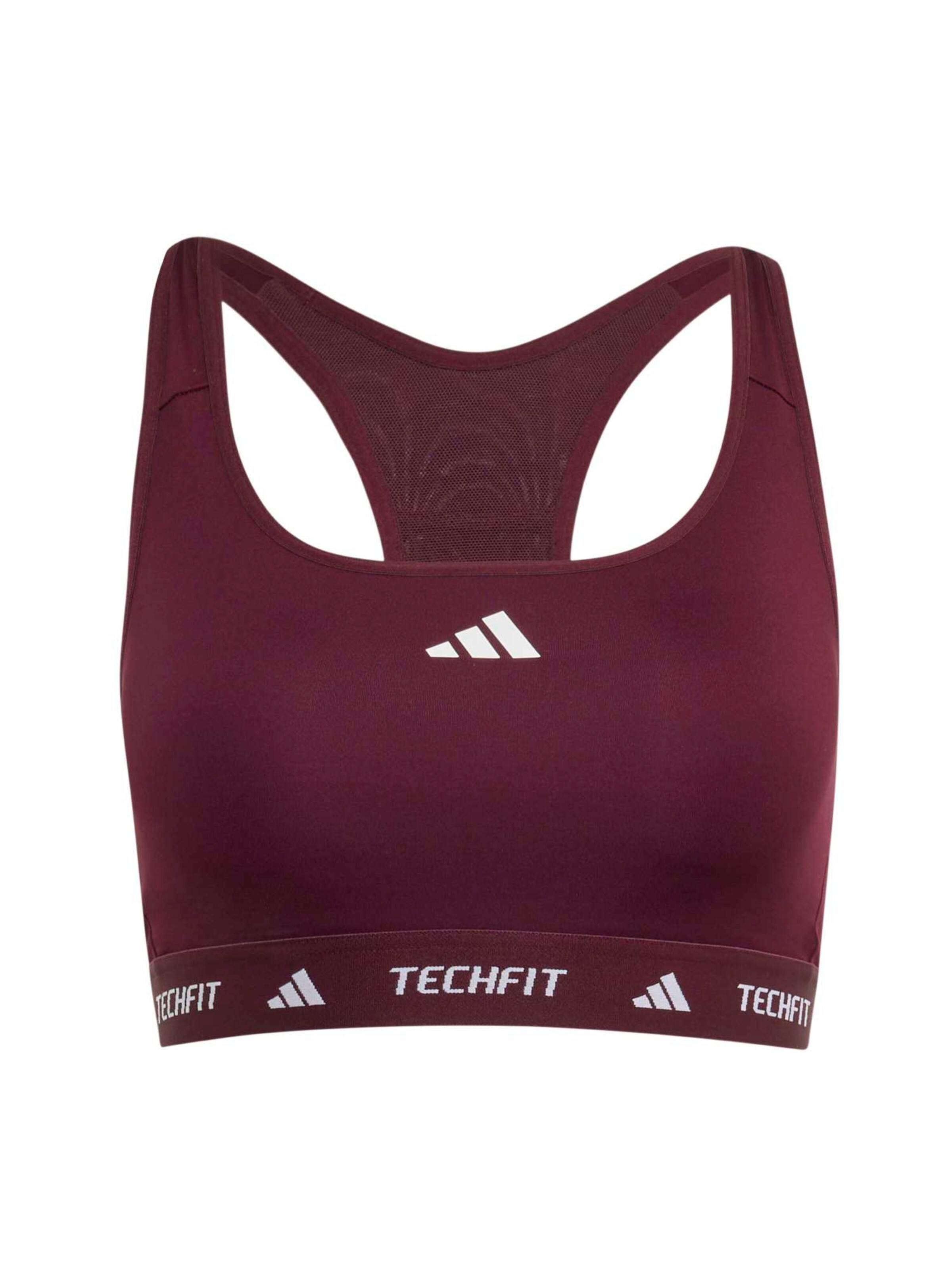 ADIDAS PERFORMANCE - Soutien de desporto em castanho: frente