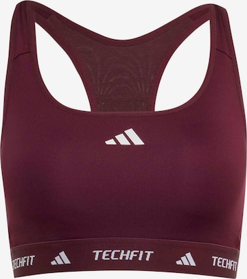 ADIDAS PERFORMANCE - Soutien de desporto em castanho: frente