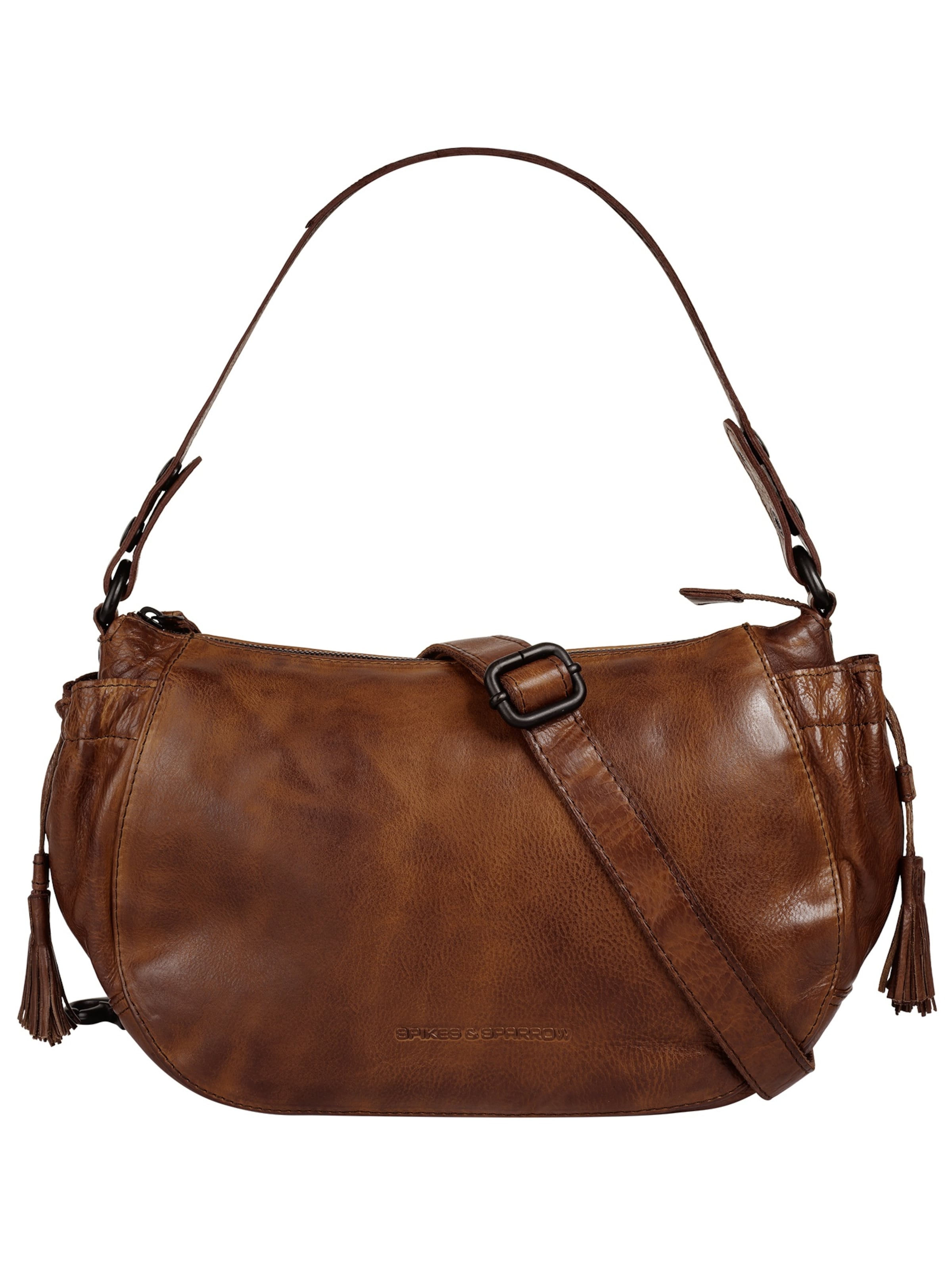 Spikes & Sparrow Umhängetasche‌ in Braun: Vorderseite