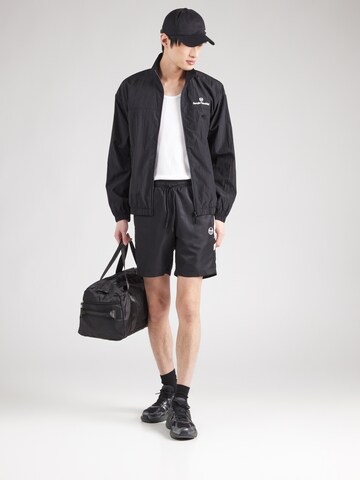 Sergio Tacchini Regular Sportshorts 'ALETTONE' in Schwarz