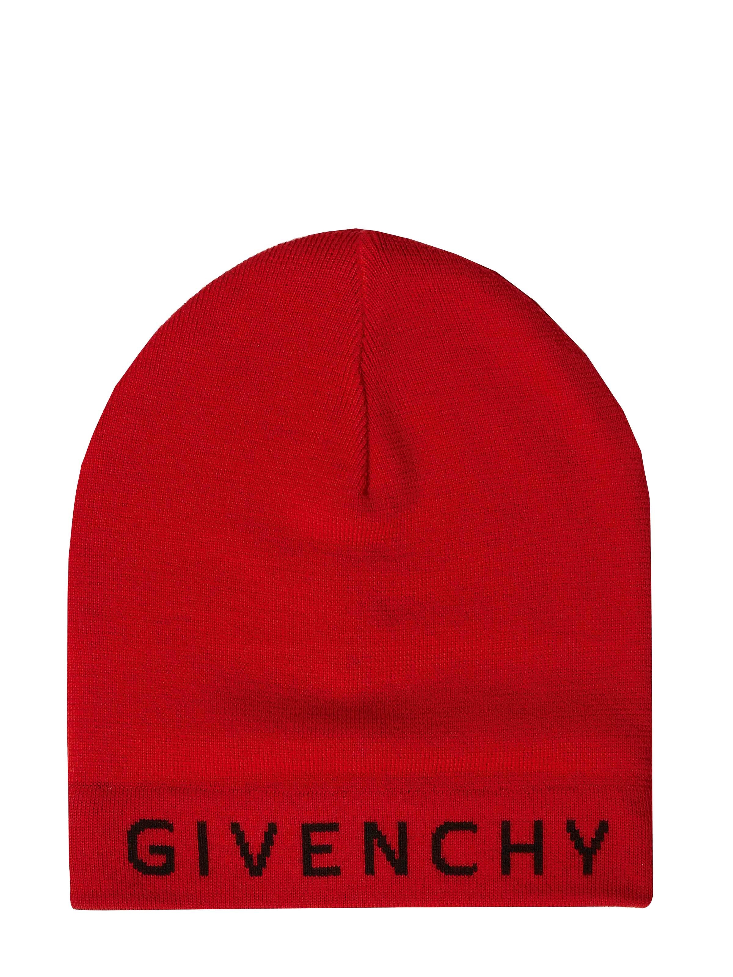 Givenchy Beanie in Red: front