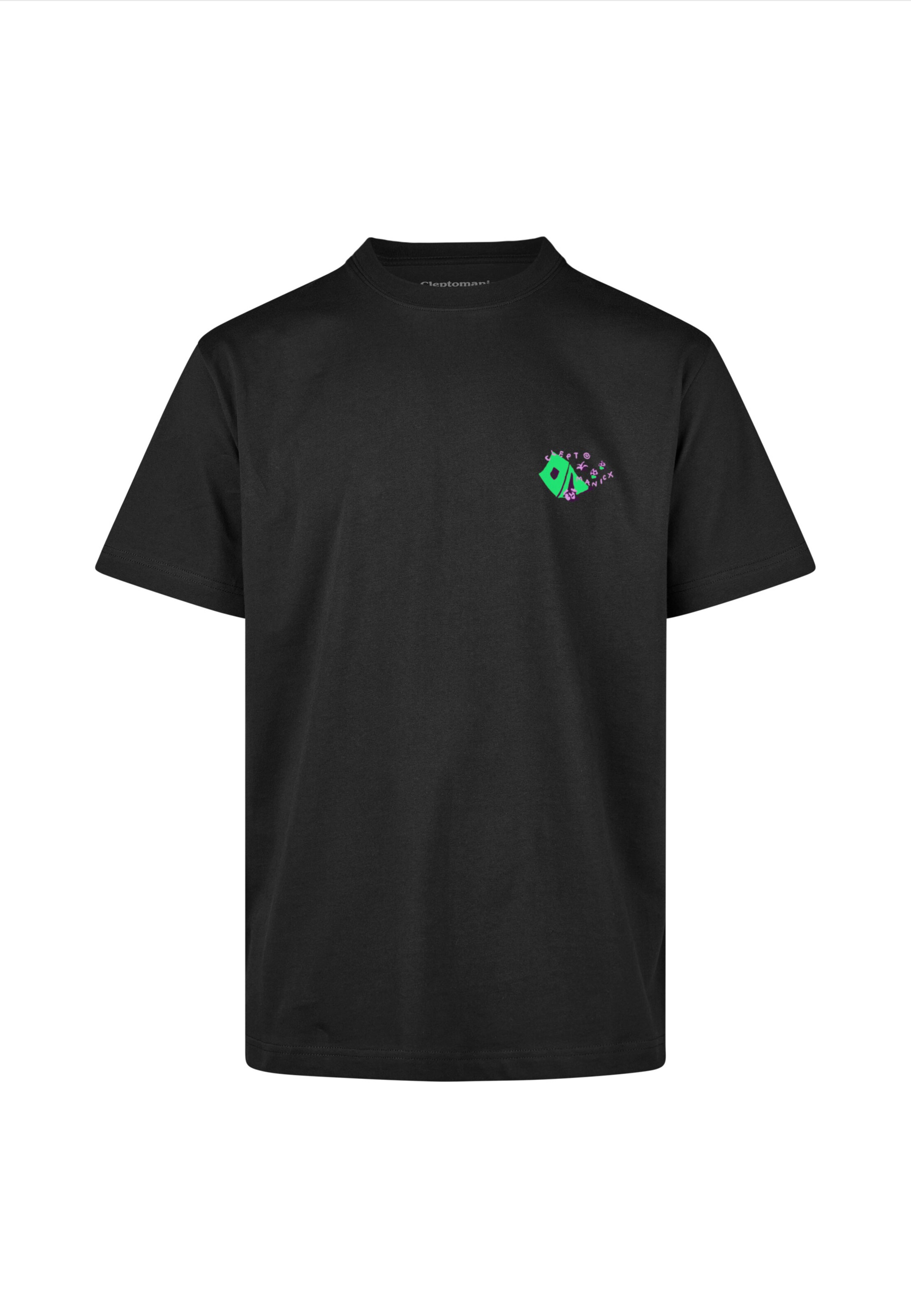 Cleptomanicx T-Shirt 'Camp Classic Tee' in Schwarz: Vorderseite