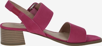 CAPRICE Sandal i rosa