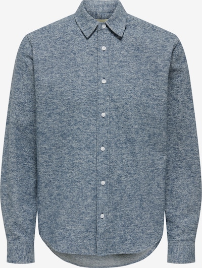 Marškiniai iš Only & Sons, spalva – margai mėlyna, Prekių apžvalga