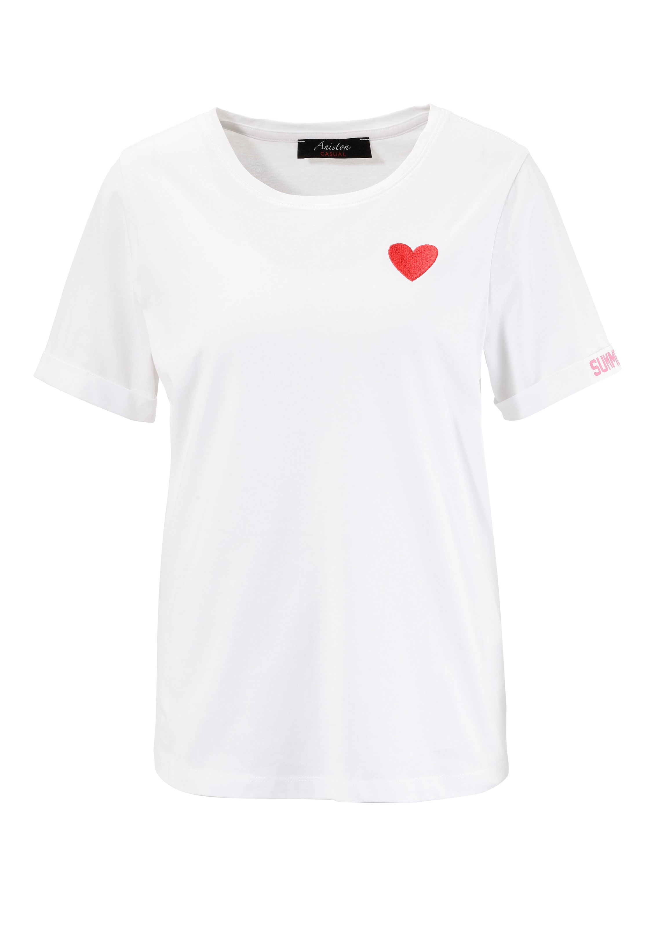 Aniston CASUAL Shirt in White: front