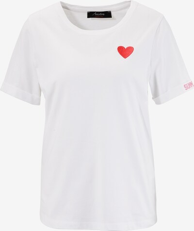 Aniston CASUAL Shirt in rot / weiß, Produktansicht