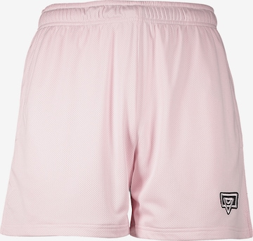 Bucketz Regular Housut värissä vaaleanpunainen: etupuoli