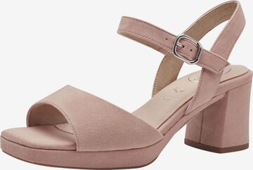 Sandales TAMARIS en rose : devant