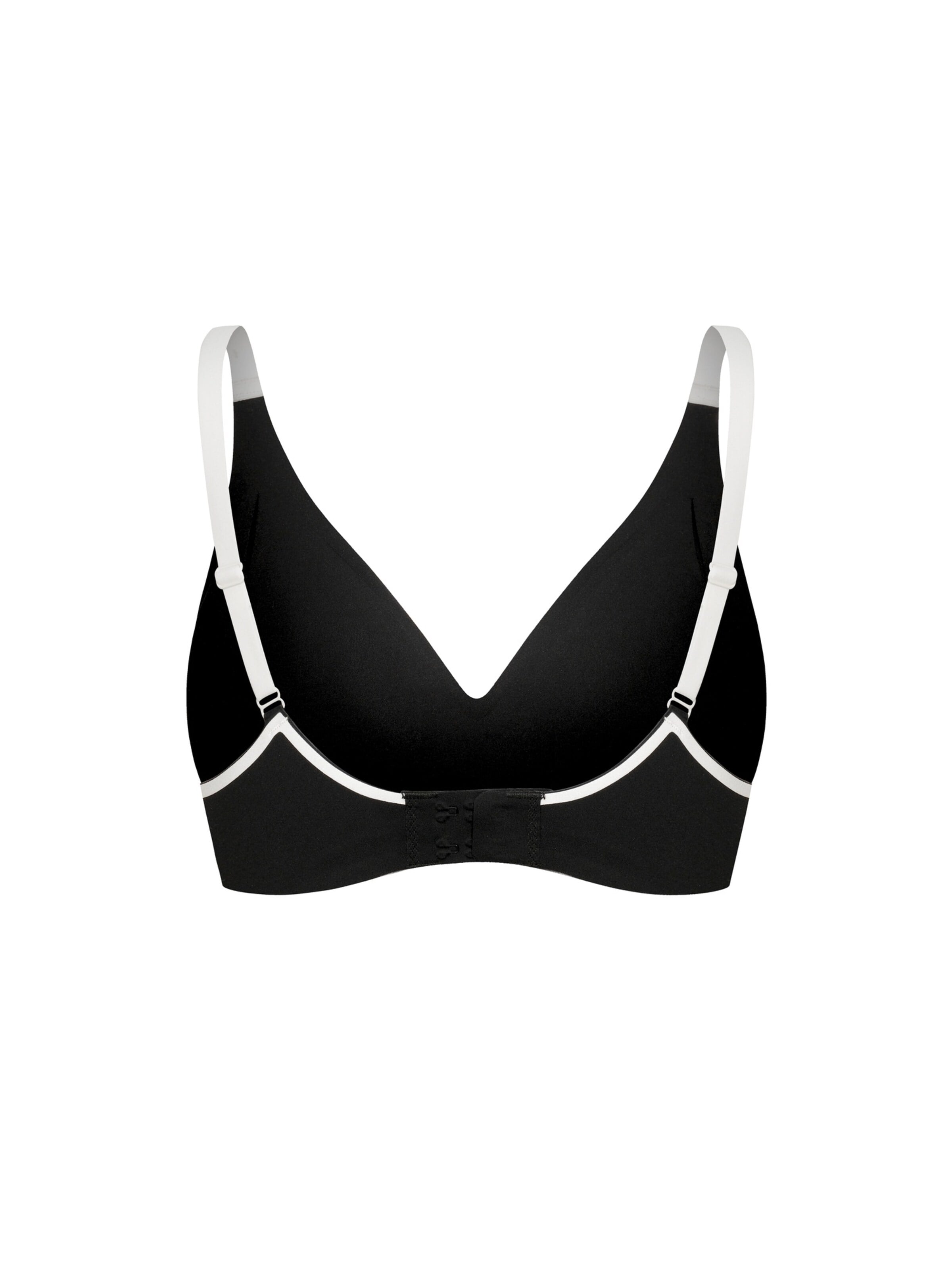 cfab (formerly creamy fabrics) Push-up BH 'Lined Comfort Push-Up BH'‌‌‌‌‌‌‌‌ in Schwarz