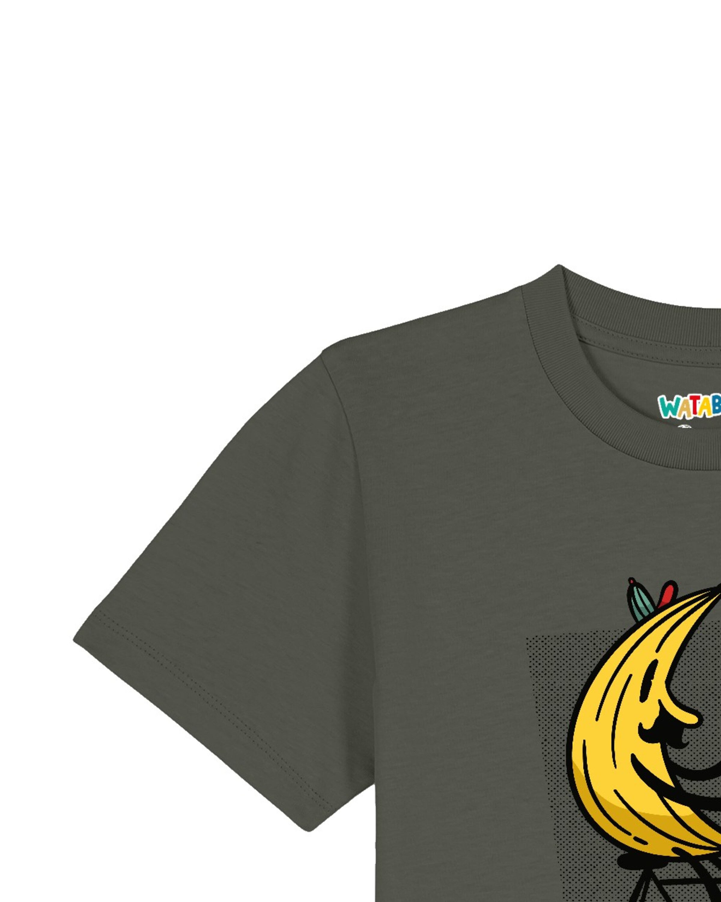 Maglietta 'Banana Rider' di watabout.kids in verde