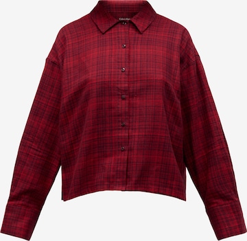 raudona Calvin Klein Underwear Pižaminiai marškinėliai: priekis