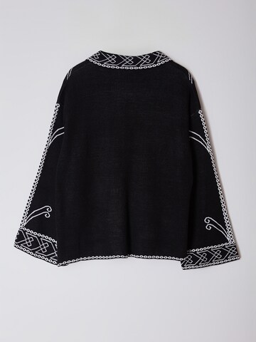 Trendyol Gebreid vest in Zwart