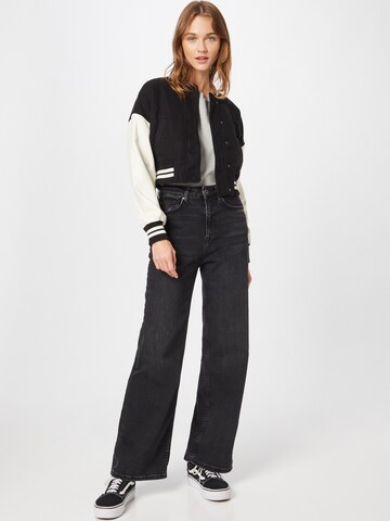 Pepe Jeans Wide Leg Jeans 'Lexa' in Schwarz