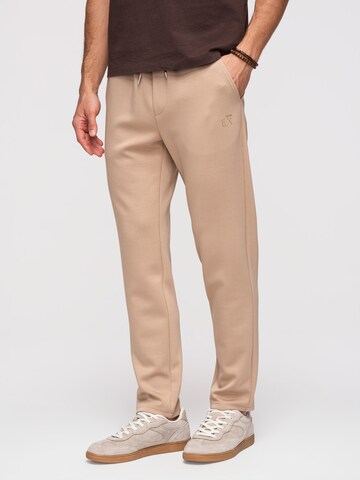 Regular Pantalon chino Ombre en beige