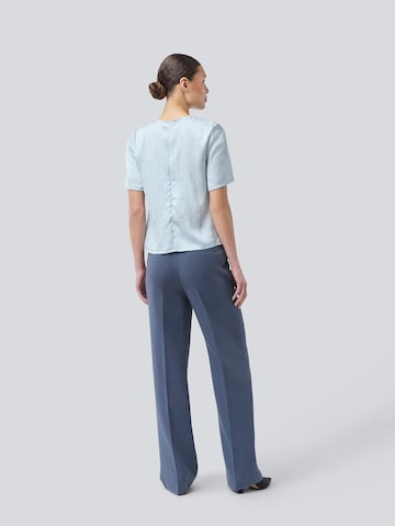 Loosefit Pantalon à plis 'Gale' modström en bleu