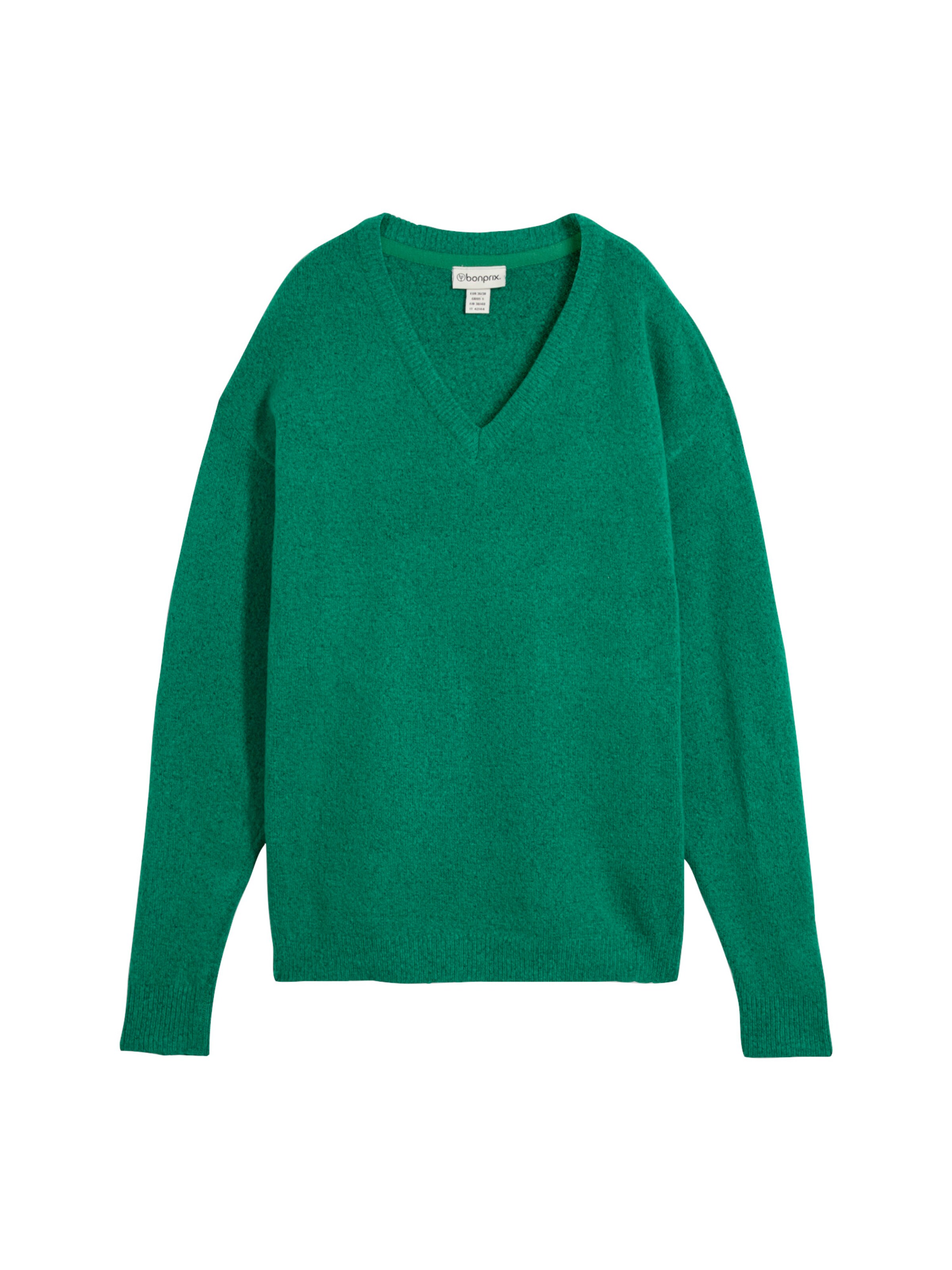 Pull-over oversize bonprix en vert : devant