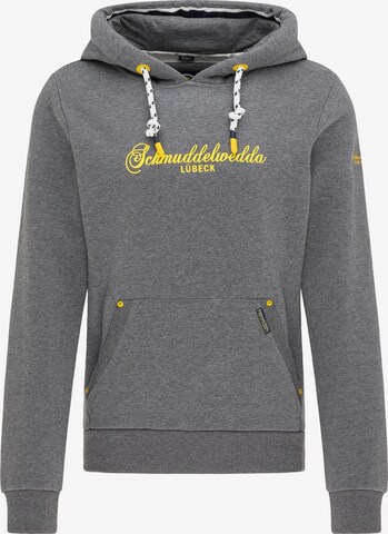 Schmuddelwedda - Sweatshirt 'Lübeck' em cinzento: frente