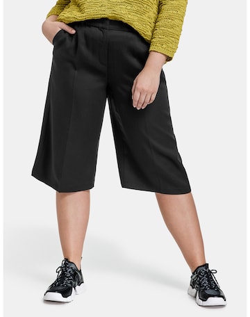 SAMOON Wide leg Pants in Black: front