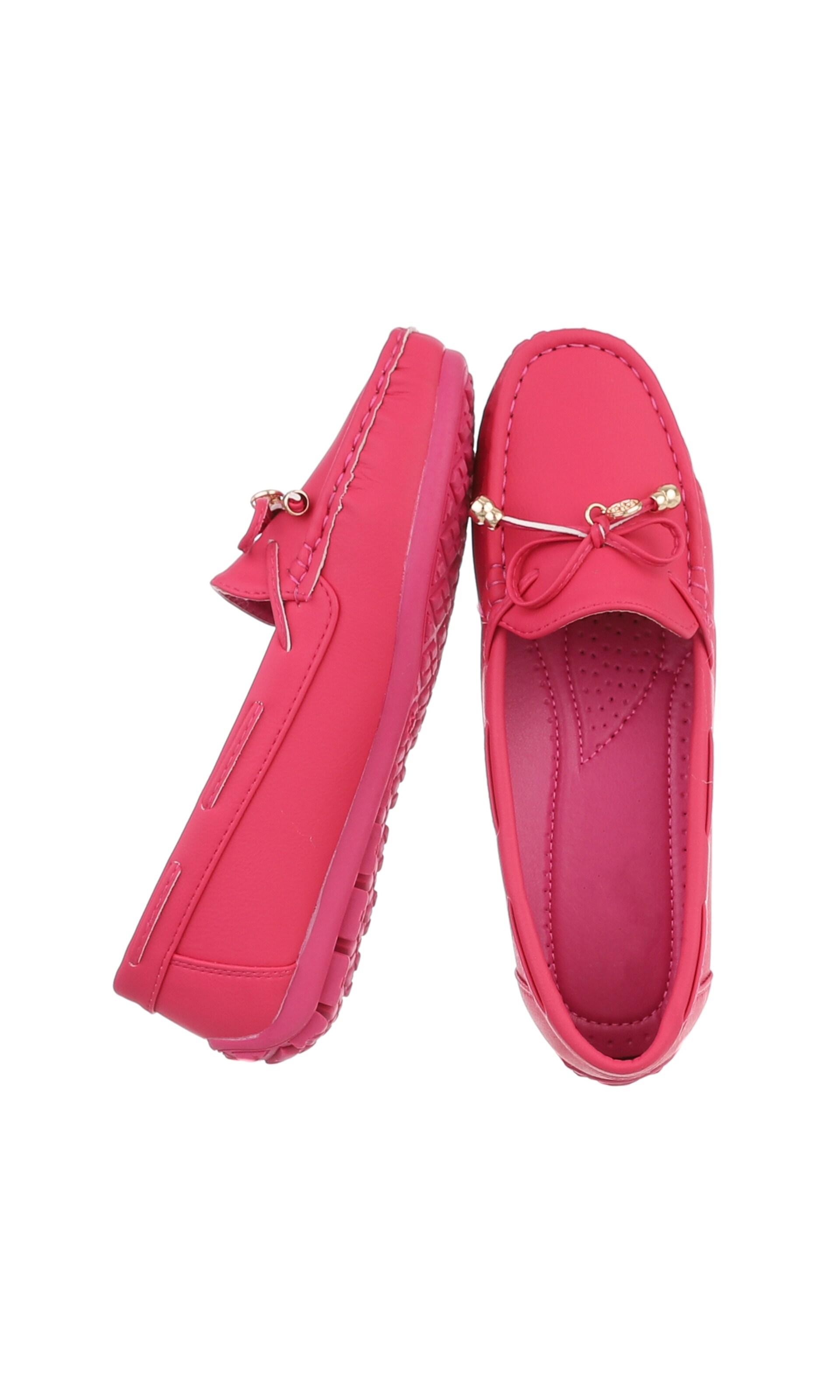 Ital-Design Moccasins in Pink