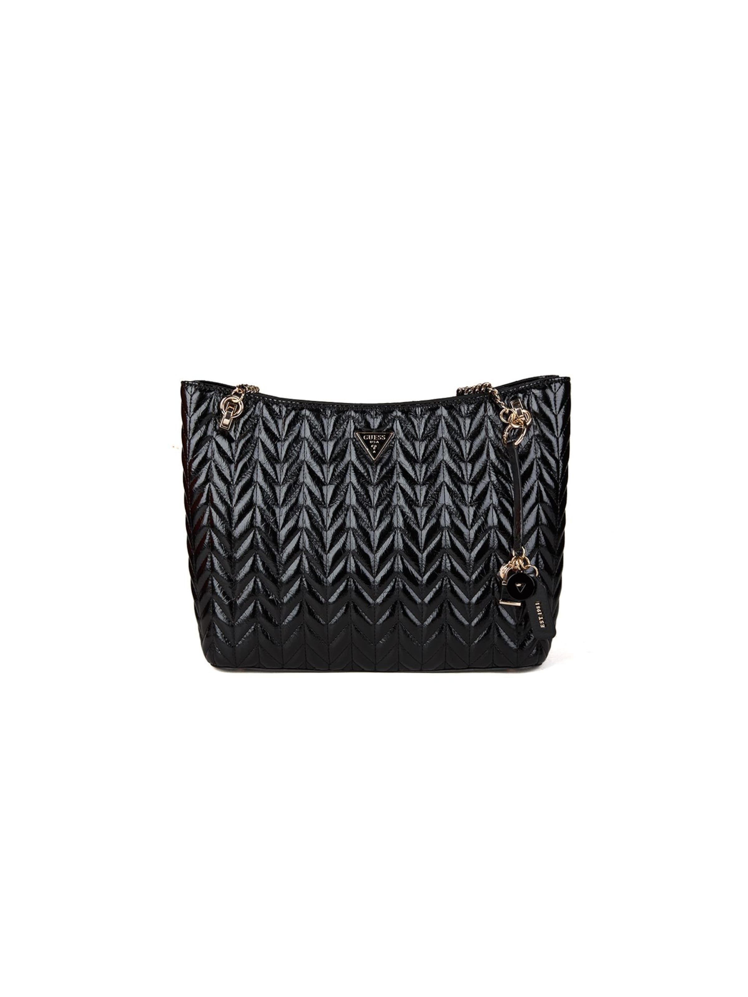 GUESS Handtas in Zwart: voorkant