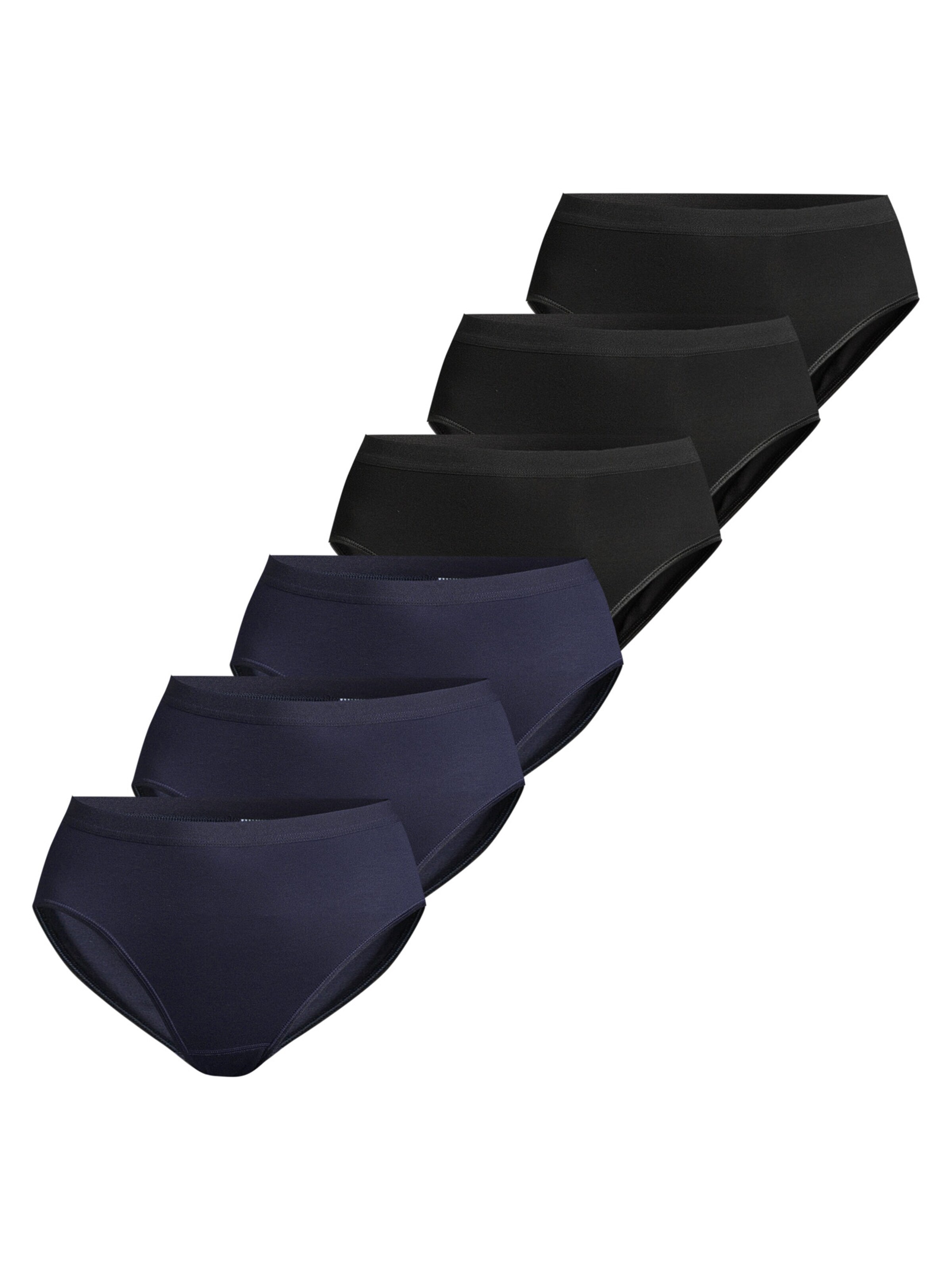 CON-TA Panty 'Modal' in Black: front