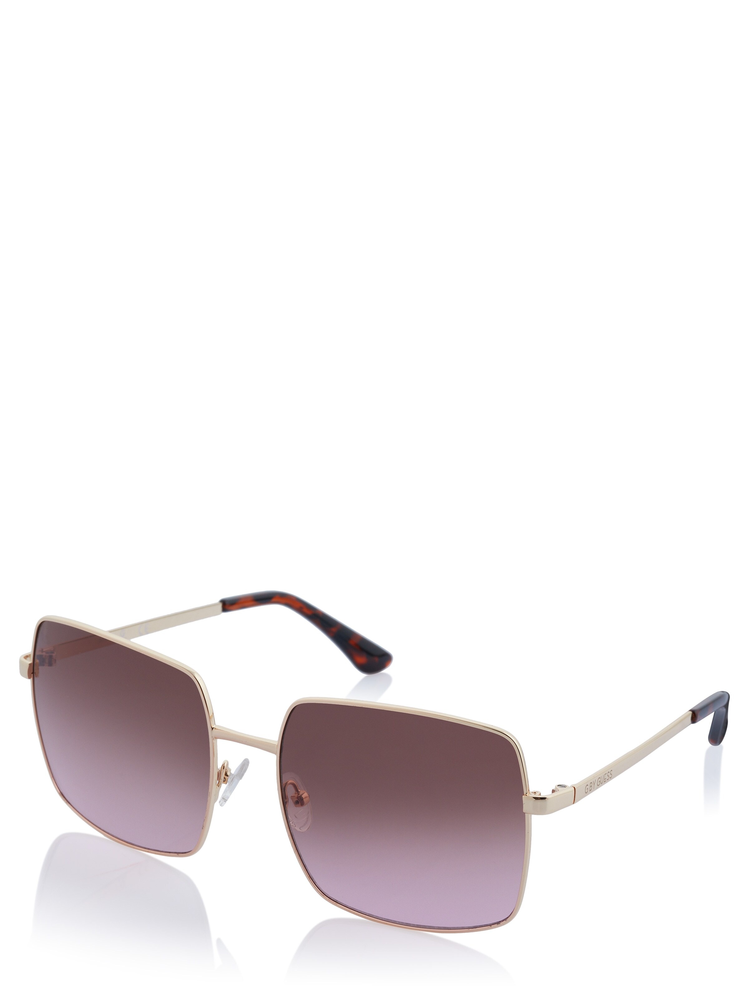 GUESS Sunglasses 'GUESS Sonnenbrille' in Gold: front