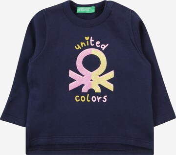 UNITED COLORS OF BENETTON Mikina – modrá: přední strana