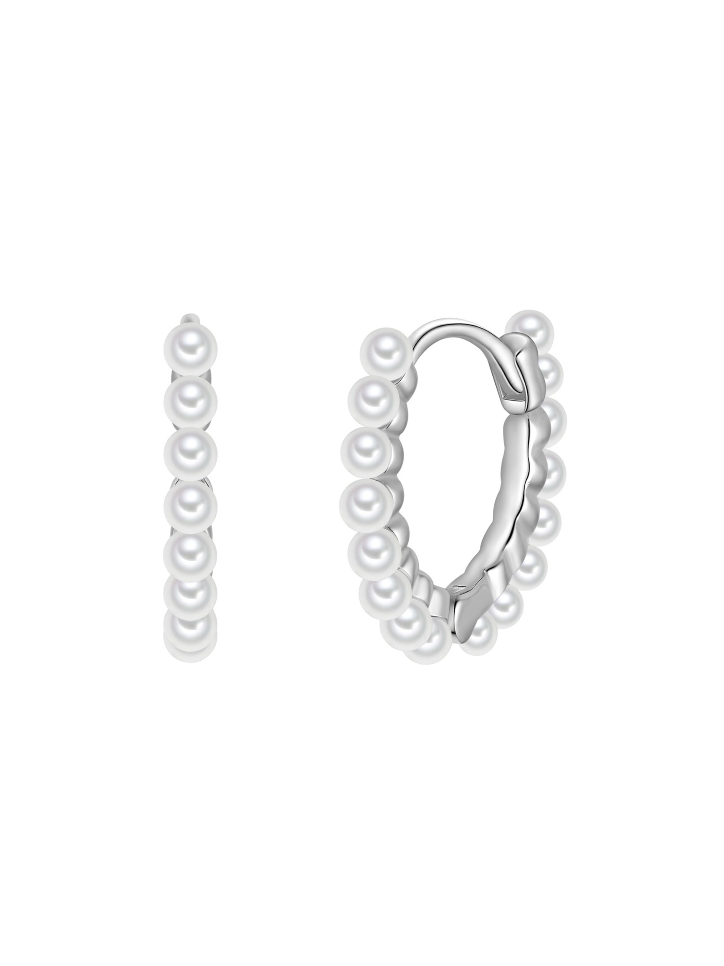 Glanzstücke München Ohrringe in weiß, Produktansicht