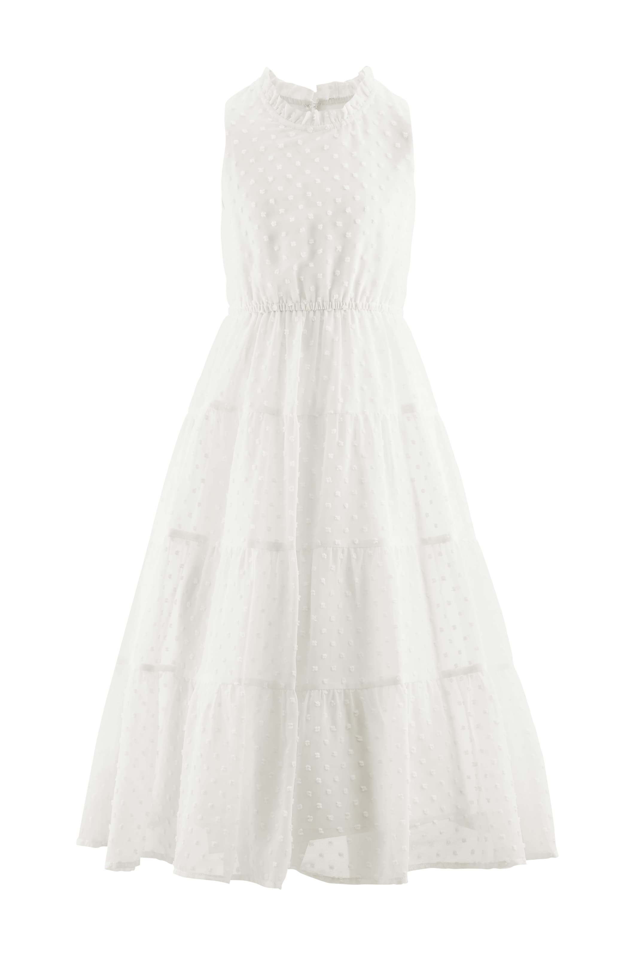 Rochie de la happy girls pe alb: față