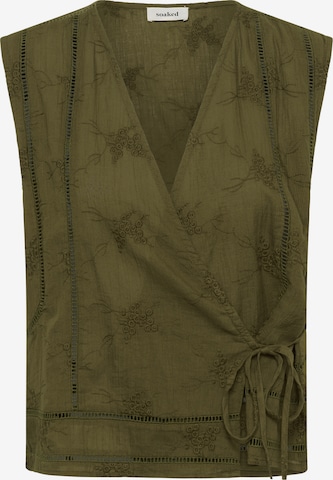 Chemisier 'SLEmbla' SOAKED IN LUXURY en vert : devant