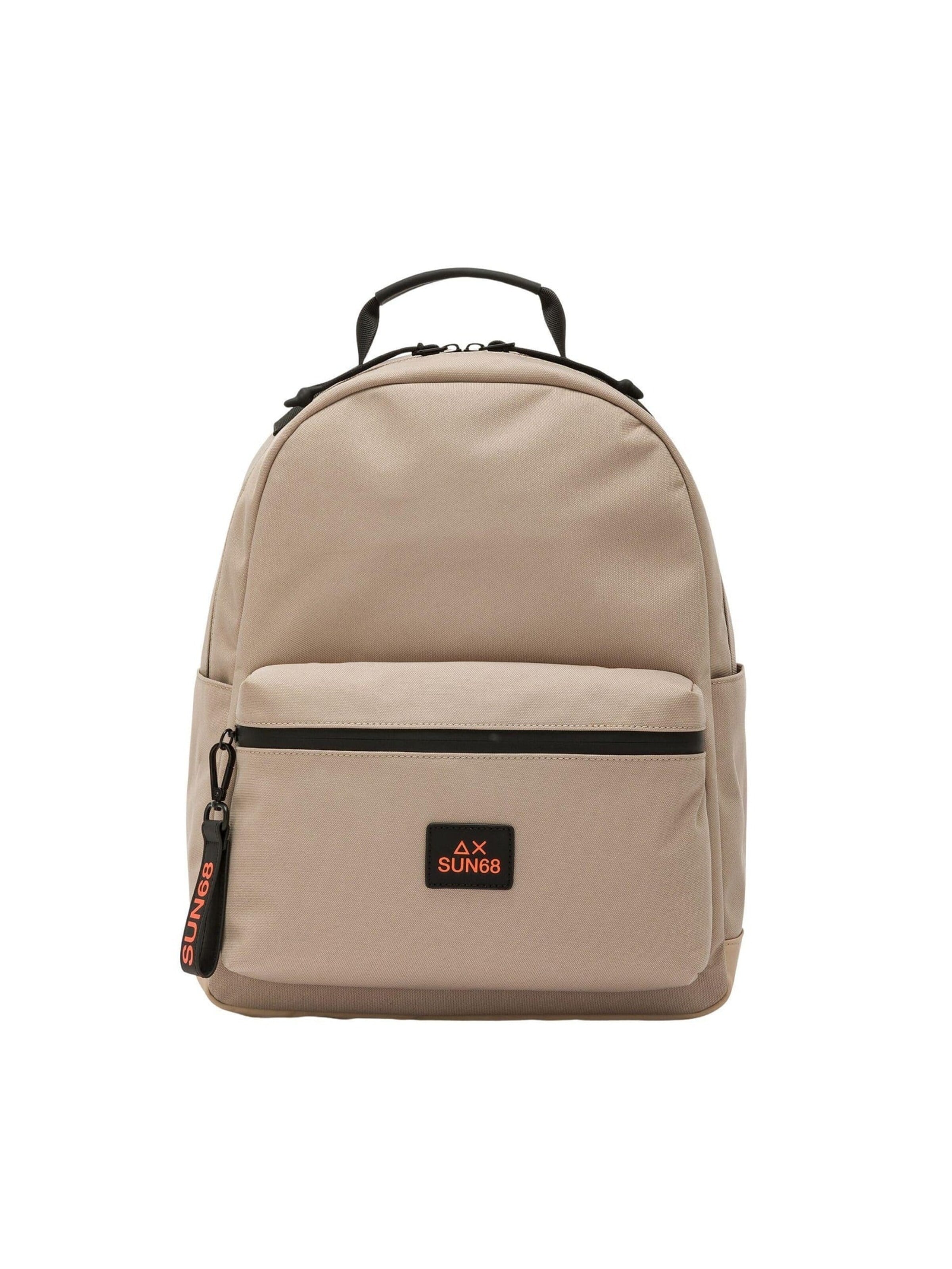 SUN68 Backpack 'Unisex Backpack' in Beige: front