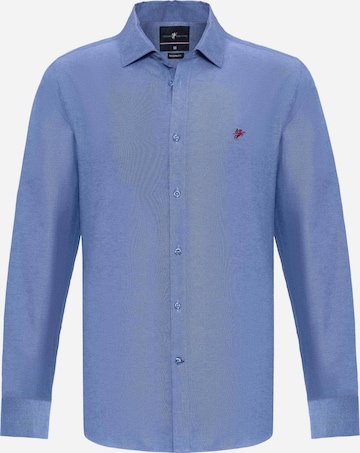 DENIM CULTURE - Camisa 'Jon' en azul: frente