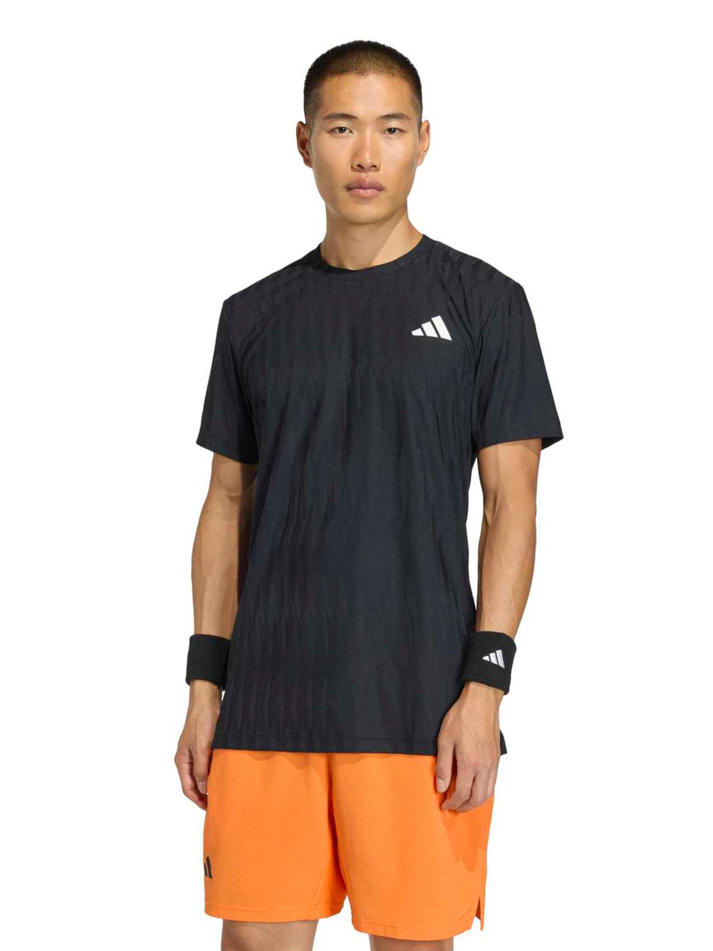 ADIDAS PERFORMANCE Performance Shirt 'Airchill Freelift' in Black: front