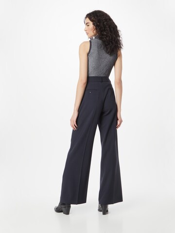 Weekend Max Mara Wide leg Παντελόνι με τσάκιση 'SIVO' σε μπλε