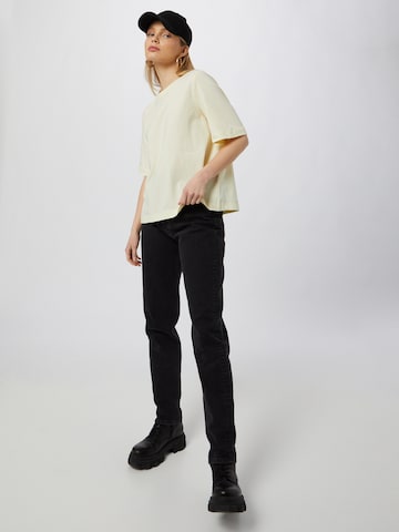 WEEKDAY Tapered Jeans 'Lash Extra High' in Zwart