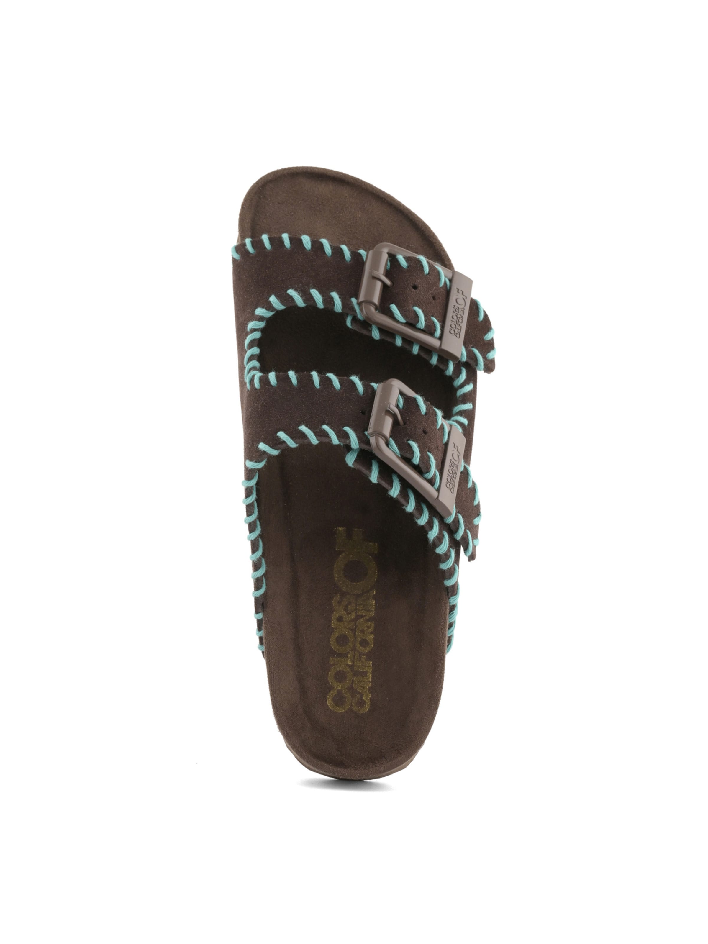 COLORS OF CALIFORNIA Pantolette i brun: topp