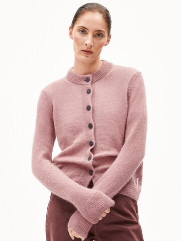 Cardigan ARMEDANGELS en violet : devant