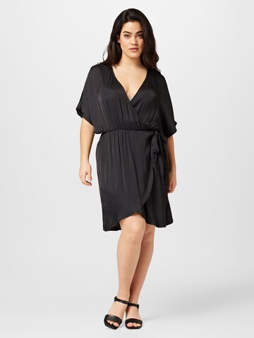 Rochie 'Eve' de la Guido Maria Kretschmer Curvy pe negru: față