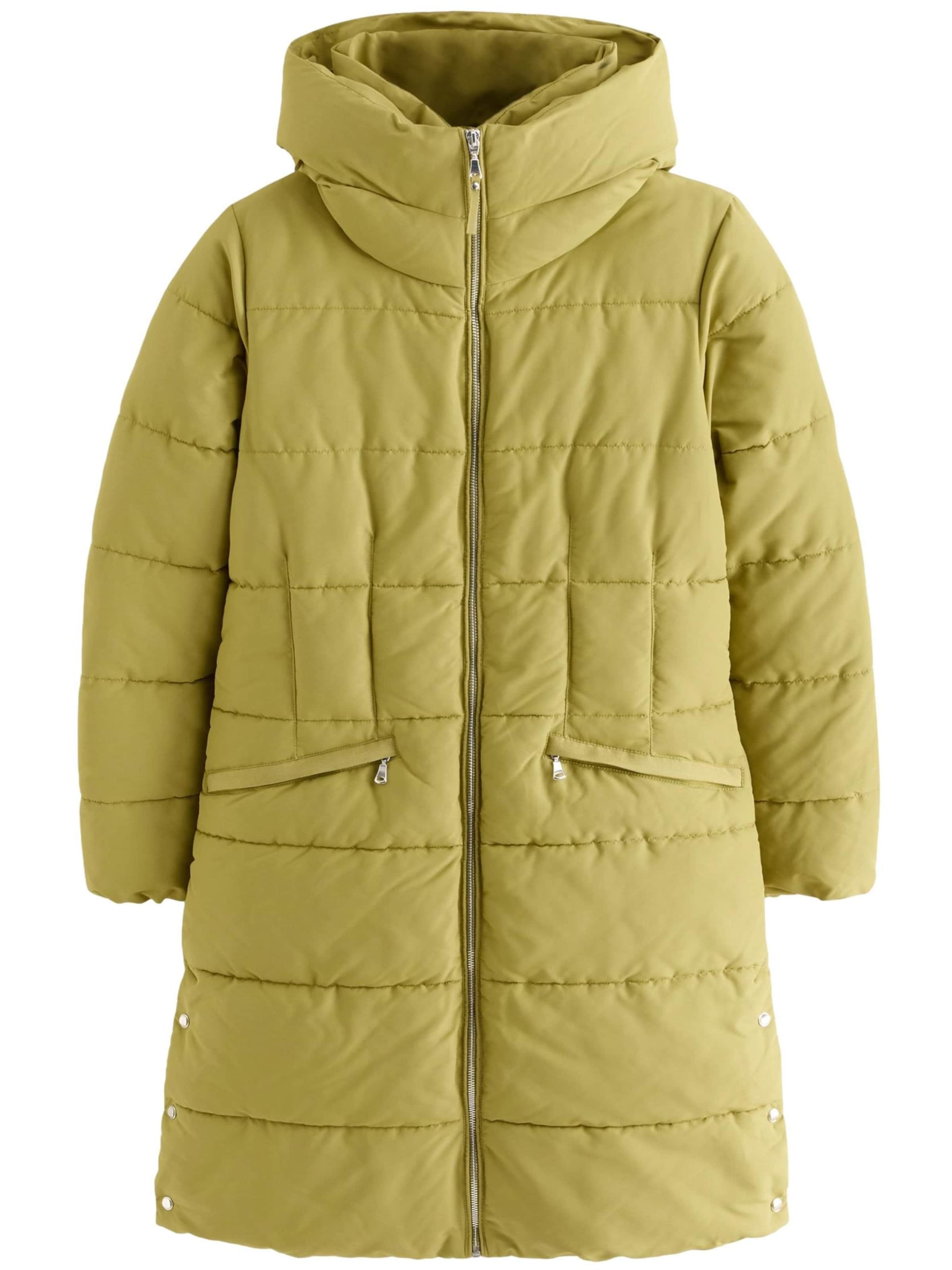 Next Зимнее пальто в Зеленый: спереди