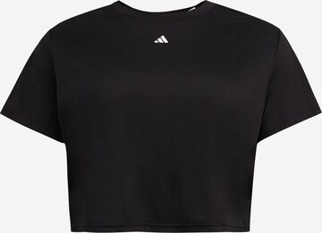 ADIDAS PERFORMANCE Sportshirt 'Studio ' in Schwarz: predná strana