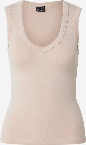 Gina Tricot Toppi värissä harmaa: etupuoli