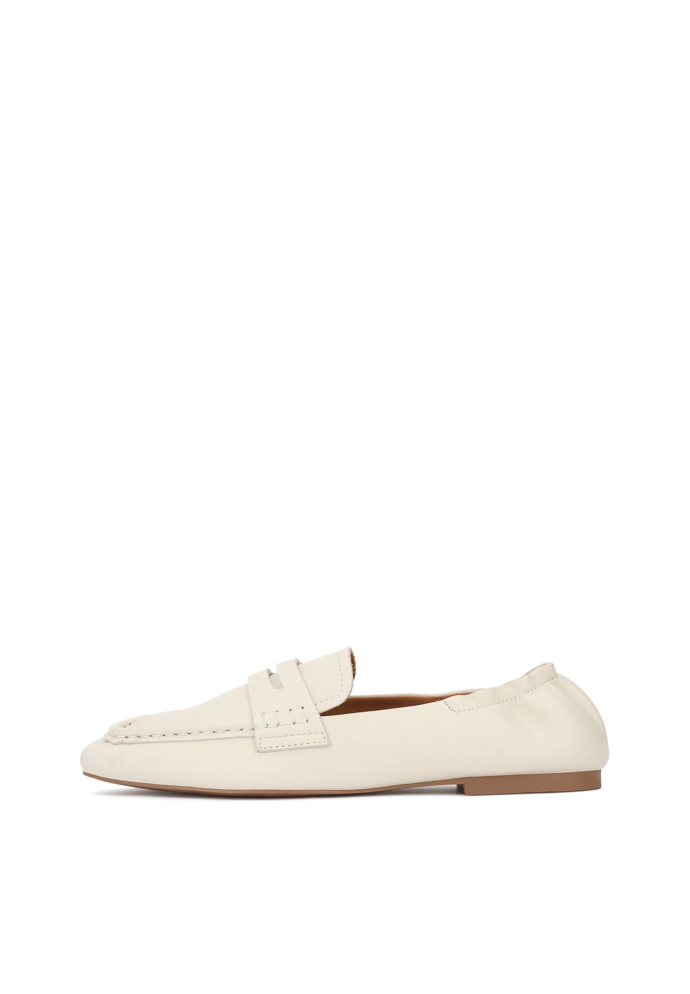 Kazar Slip-ons in White: front