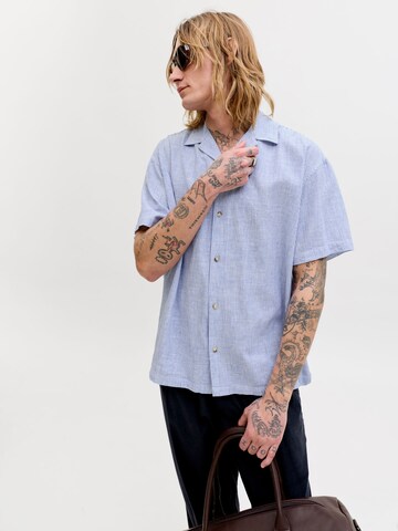 JACK & JONES - Ajuste confortable Camisa en azul