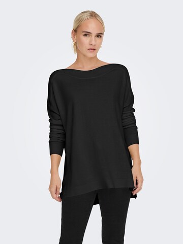 Pull-over 'Amalia' ONLY en noir : devant